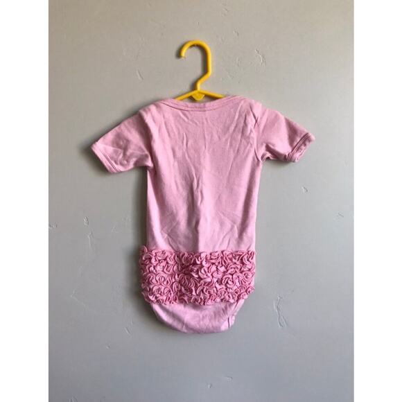 Zootie Patootie 12-18m Pink Ruffled Butt Bodysuit - Picture 1 of 2